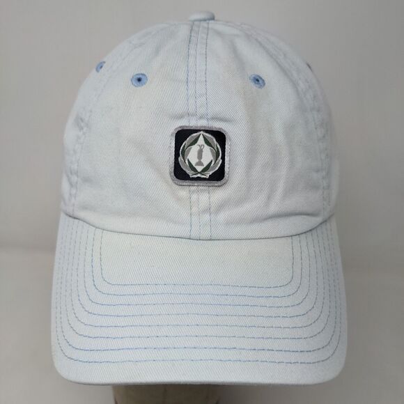 American Needle Men's Slideback Hat Light Blue Adjustable Embroidered Logo - Picture 3 of 12